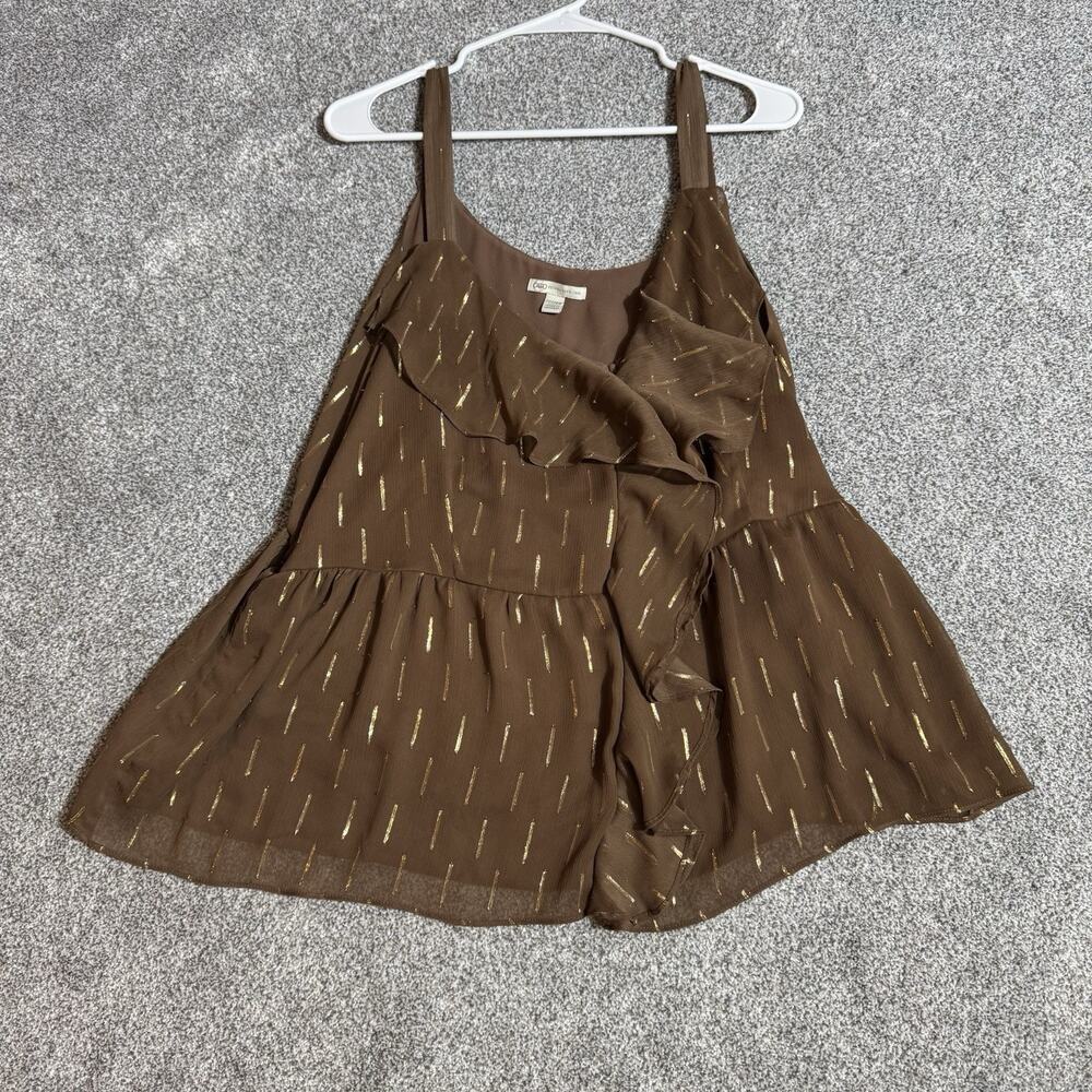 Cato Babydoll Top Plus 22/24W Boho Tiered Flowy Ruffle Lined Feminine Romantic